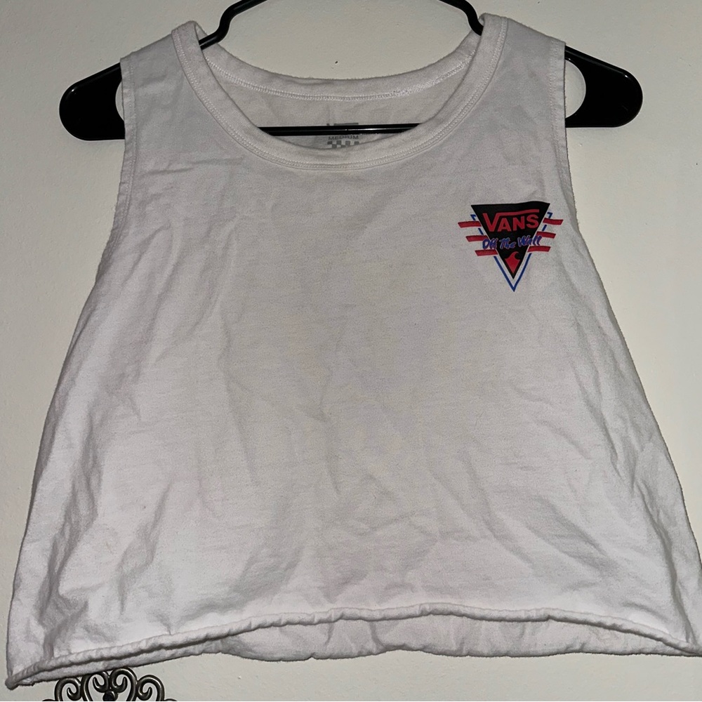 Vans cropped tank top